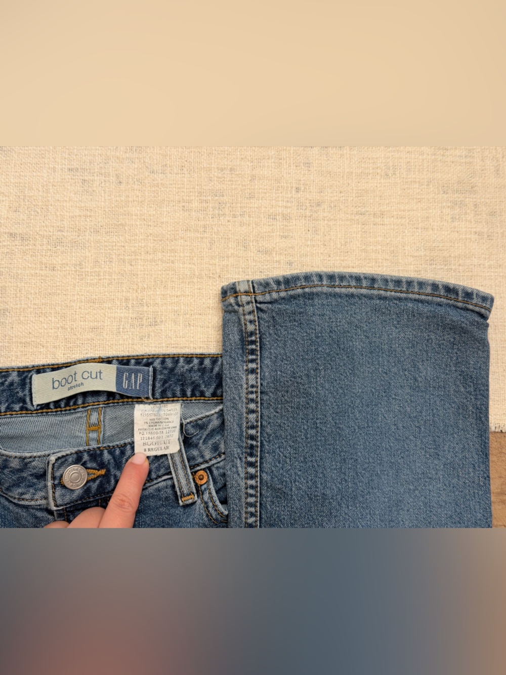 GAP Blue Denim Bootcut Jeans